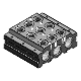 CNVL-3I3 - CNVL... 型气路板（3 位扩展模块）